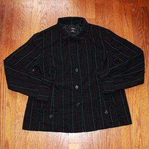 T. Milano Pinstripe Blazer Jacket